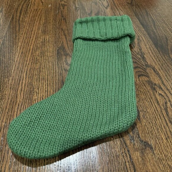 Wonder shop stocking for pets RARE Green Dog Cat paw print holiday Christmas - Picture 5 of 5